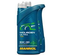 Olio Motore MANNOL 5W-30 Molibden Ultra 2 X 1 L per Jaguar KIA Mazda