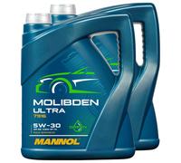 Olio Motore MANNOL 5W-30 Molibden Ultra 2X 10 L per Chevrolet Hyundai