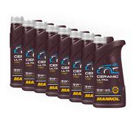 Olio Motore MANNOL 5W-40 Ceramic Ultra 8X 1 Litro Per Audi BMW Fiat Citroen