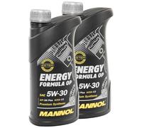 Olio Motore MANNOL 5W30 OP API SN Plus 2x 1 Litro