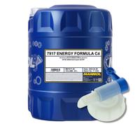 Olio Motore Mannol 7917 Energia Formula C4 5W-30 Acea C4, MB 226.51,3x20 Litro