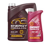 Olio Motore Mannol 7917 Energia Formula C4 5W-30 Acea C4, MB 226.51, 5 Litro