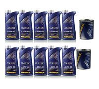 Olio motore MANNOL Classic 10W-40 2 X MANNOL Motor Flush ADDITIV