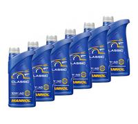 Olio Motore MANNOL Classic 10W-40 API SN/CH-4 6 X 1 Litro Per Opel Peugeot