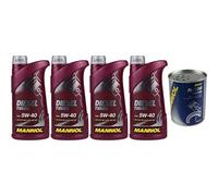 Olio motore MANNOL Diesel Turbo 5W-40 1 x MANNOL Motor Doctor ADDITIV