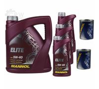 Olio Motore MANNOL Elite 5W-40 8L 2X