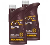 Olio Motore MANNOL ELITE 5W40 API SN/CH-4 2x 1 Litro