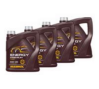 Olio Motore Mannol Energia Premium 5W-30 Api Sn 4 X 4 Litro per BMW Hyundai