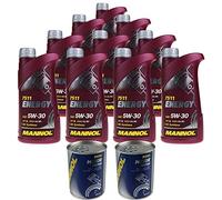 Olio motore MANNOL Energy 5W-30, 10 l, 2 x Motor Doctor ADDITIV