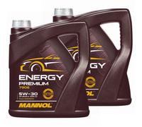 Olio Motore MANNOL Energy Premium 5W-30 API SN 2 X 4 Litri Per BMW Hyundai