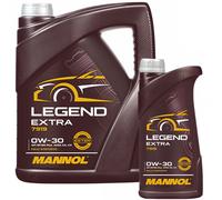 Olio Motore MANNOL Legend Extra 0W30 API SN 5 Litri + 1 Litro Olio Motore