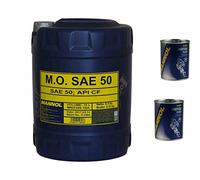 Olio motore MANNOL M.O. SAE 50, olio per macchine d'epoca, 2 pezzi