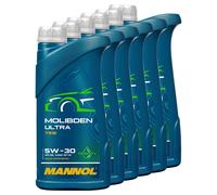 Olio Motore MANNOL Molibden Ultra 5W-30 6X1L per Jaguar KIA Mazda