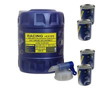 Olio motore MANNOL Racing + estere 10W-60 4x Motor Doctor ADDITIV 20L