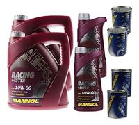 Olio motore MANNOL Racing + Esteri 10W-60 2 x Motore Doctor+Motor Flush