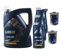 Olio motore MANNOL Safari 20W-50 2 x MANNOL Motor Doctor ADDITIV