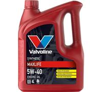 Olio Motore maxLife 5W-40 4L Lubrificante Auto Sintetico di alta qualità. VALVOL