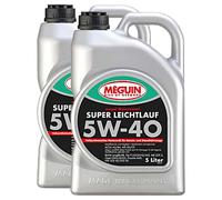 Olio Motore Meguin Super Leichtlauf 5W-40 Vollsynth 2 X 5 Litri Per Volvo VW