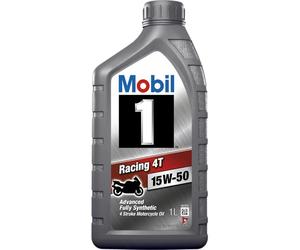 Olio motore Mobil 1 Racing 4T, 15W-50