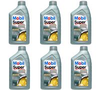 OLIO MOTORE MOBIL 5W40 SUPER 3000 X1 SINTETICO 6 LITRI VW 502 00 / 505 00