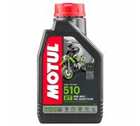 MOTUL 510 2 LITRI OLIO MOTO 2T SCOOTER 100% SYNT TECHNOSYNTHESE ANTI-FUMO