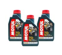 Olio Motore Moto Motul 710 2T 100% Sintetico - 3 LITRI LT MOTO 2 TEMPI 03MO01