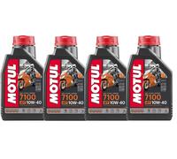 Olio Motore Moto Motul 7100 10W40 4T 100% Sintetico ESTER MA2 - 4 litri lt