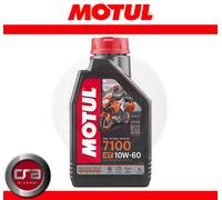 Olio Motore Moto Motul 7100 4T 10W60 100% Sintetico ESTER JASO MA2 - 1 litro lt