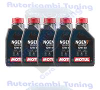 Olio Motore Moto Motul NGEN 7 10W40 4T MA2 API SP JASO T 903 5 Litri