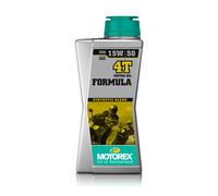 OLIO MOTORE MOTOREX FORMULA 4T 15W-50 JASO MA2 1 LITRO