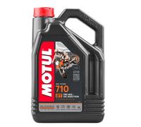 OLIO MOTORE MOTUL 104035 710 2T 100% SINTETICO PER MISCELA MOTO E SCOOTER 4 LT