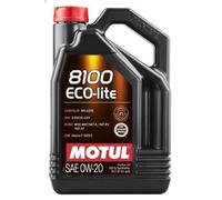 Olio Motore MOTUL 104983 8100 Eco Lite 0 W 20, 5 l