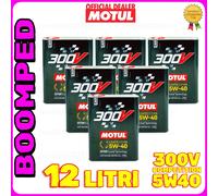 Olio Motore MOTUL 300V 5W40 Competition 100% Sintetico EsterCore 12 LITRI 12MO69