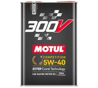 Olio motore MOTUL 300V Compétition 5W40 - 100% sintesi - 5 Litri