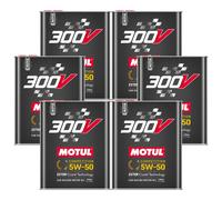 Olio Motore MOTUL 300V Competition 5W50 Sintetico Ester Core Racing 12 Litri
