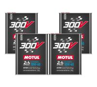 Olio Motore MOTUL 300V Le Mans 10W60 100% Sintetico Ester Core Racing 8 Litri