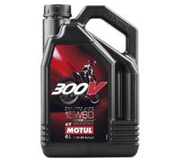 Olio motore MOTUL 4T 300V FACTORY LINE OFFROAD, 15W-60, 4L, taglia 0-5l