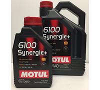 Olio motore MOTUL 6100 Synergie+ 10W-40, 5 L (1 x 4 lt + 1 x 1 lt)