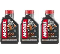 Olio Motore Motul 7100 10W40 4T 100% Sintetico Moto Scooter ATV Quad 3 Litri