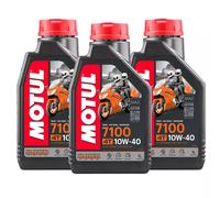 OLIO MOTORE MOTUL 7100 10W40 MA2 4 TEMPI 100% SINTETICO 3 LITRI ORIGINALE