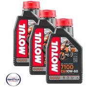 OLIO MOTORE MOTUL 7100 10W60 MA2 3 LITRI 100% Sintetico MOTO SCOOTER 4 TEMPI