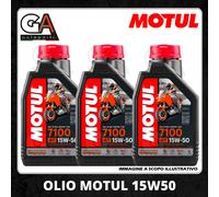 Olio motore Motul 7100 15w50 4t tempi 100% sintetico moto scooter 3 LT litri
