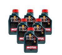 Olio motore MOTUL 8100 X-CLEAN+ 5W-30 6 LT Diesel Benzina EURO 4 5 6 C3 06MO42
