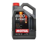 MOTUL 8100 x-Pulire + SAE 5W-30 Olio Motore Porsche C30, VW 504 00, 5 Litro