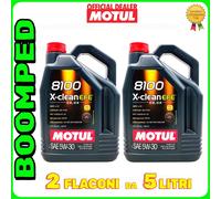 MOTUL - Olio Motore 8100 X-CLEAN EFE C2 C3 x 5 Litri