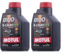 Olio motore Motul 8100 X-CLEAN EFE 5W30 LT. 1 (Confezione da 2)
