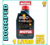 Olio motore MOTUL 8100 X-Clean GEN2 5W40 5L