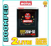 §Olio Motore Minerale Motul 7100 Classic 20W50 2L§