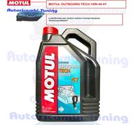 Motul Outboard Tech 4t 10w40 5l Engine Oil Nero