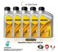 Olio motore Oleoblitz Pulsar F C2 5W30 Petronas 5 Litri per FIAT